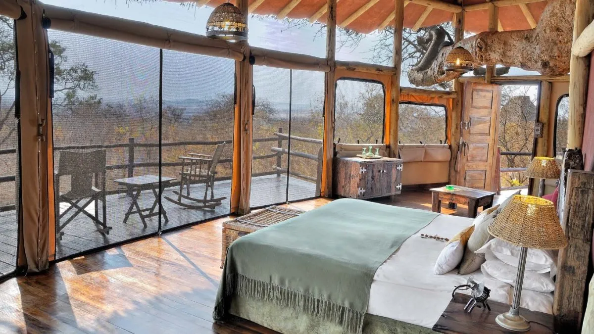 Tarangire Accommodation surrounded by scenic savannah landscapes and wildlife-rich wilderness near Tarangire National Park Tanzania